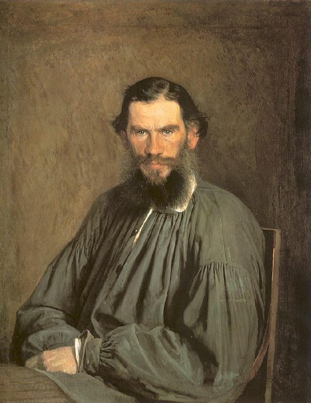 Kramskoy, Ivan Nikolaevich Portrait of the Writer Leo Tolstoy China oil painting art